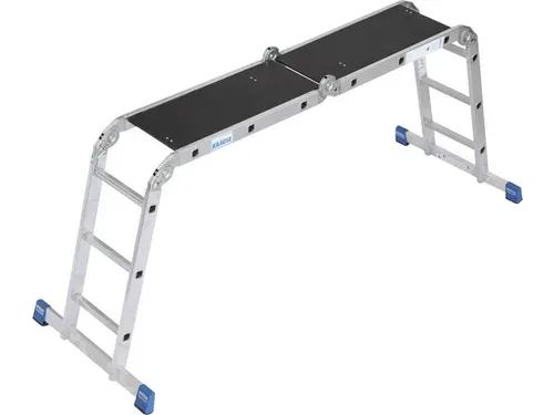 multifunctionele vouwladder,4x3,sporten,balk L 3,55m,aluminium