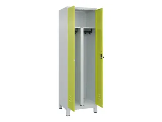 PBM-locker,HxBxD 1950x600x500mm,2vak,vak B 300mm,draaigrendel - 2