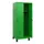 schoollocker,HxBxD 1630x600x500mm,2vak,vak B 300mm,draaigrendel,voeten