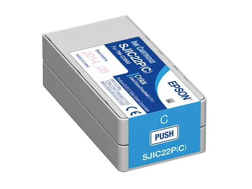 Sjic 22 pc Epson Tmc 3500 Ink Cyaan