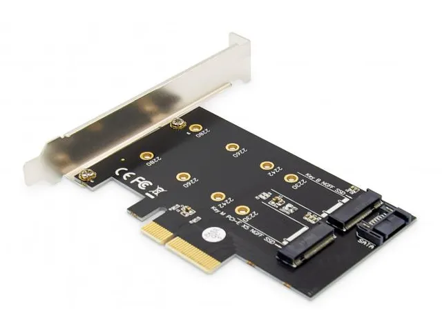 M.2 NGFF/NVMe SSD PCI Express 3.0 (x4) uitbreidingskaart