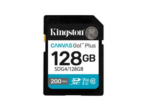 128GB SDXC Canvas Go Plus Gen4 200MB/s C10 UHS-I U3 V30