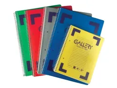 Traditional spiraalschrift A5 geruit 5 mm, assorti, 160 blz