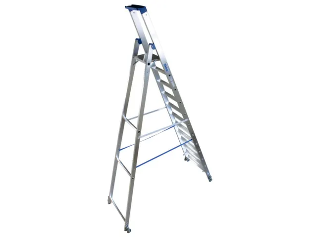 Verrijdbare Boktrap Aluminium L 3 71M 12Treden
