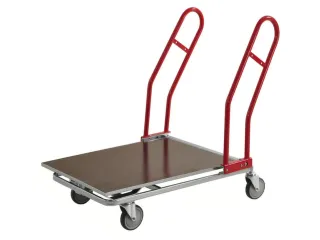 platformwagen,draagverm. 200kg,laadvl. LxB 850x600mm,MDFplaat,verzinkt - 1