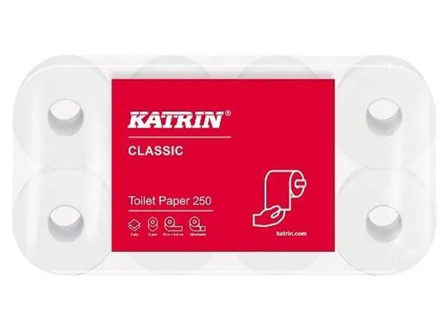 Toiletpapier Katrin 2-laags 400 vel wit 14293