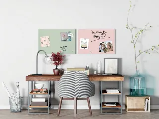 Glas Magneetbord Sigel Artverum mat rosé 60x40cm - 9