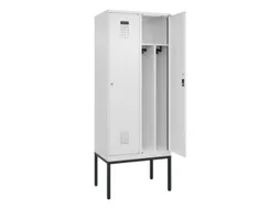 locker voor scheiding van kleding,HxBxD 2120x800x500mm,2vak