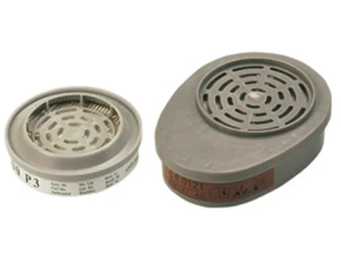 MSA P2 R stoffilter (10 paar) + 2 adapters