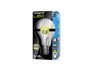 Ledlamp Integral E27 2700K warm wit 6.3W 806lumen - 1