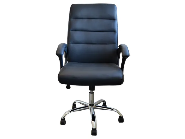 Bureaustoel Premium PU Kunstleer Zwart