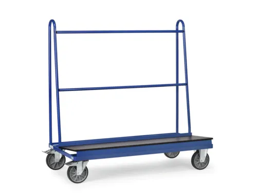 Platenwagen Draagverm. 500kg Lxb 1500x400mm Ral 5007
