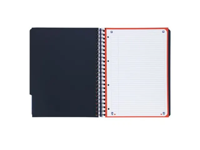 Projectboek Oxford Scribzee A4+ 4r Lijn 120vel Blauw