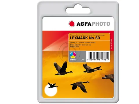 APL60C AP LEXMARK 17G0060E Inkt 3-kleuren rebuilt Blister 17ml