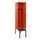 locker met bank,voor scheiding van kleding,HxBxD 2120x400x815mm,1vak