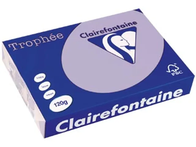 Trophée Pastel gekleurd papier A4 120 gram 250vel Lila