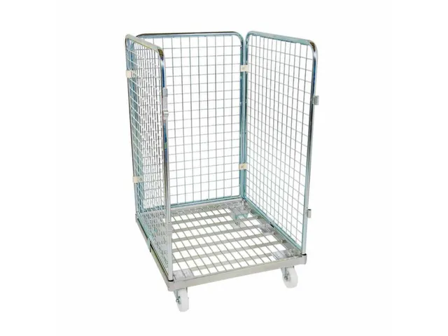 rolcontainer,draagverm. 500kg,HxLxB 1210x810x724mm,nuttige H 1020mm