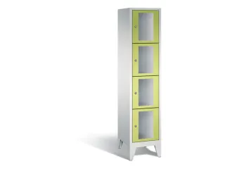 Lockerkast 1850x420x500mm 1x4 vakken Cilinderslot Poten, RDS1108060 - 2