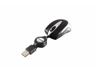 Verbatim Go Mini muis Ambidexter kabel optisch 1000DPI zwart - 1