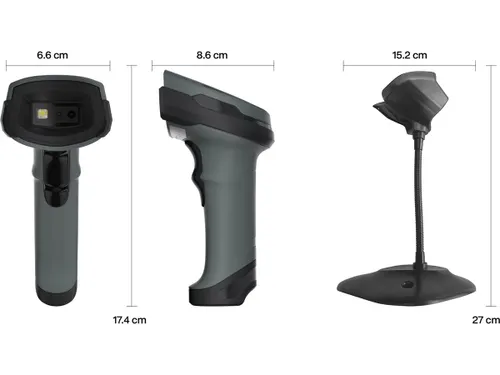 Safescan 330-W Barcodescanner met standaard 1D en 2D barcodes USB-A