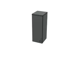 opzetkast v. kast met openslaande deuren MS-donkergrijs 1070x400x445mm