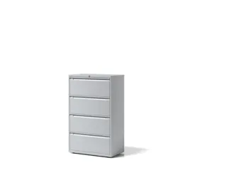 hangmappenkast,HxBxD 1300x800x470mm,4hangmappenframes,romp lichtgrijs - 1