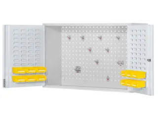 Hangkast 620x920x335mm Deuren/wanden Gesleufd Ral7035 - 1