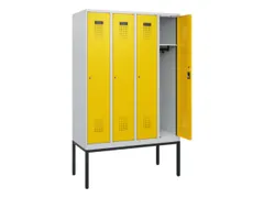 schoollocker,HxBxD 1950x1200x500mm,4vak,vak B 300mm,cil.-slot