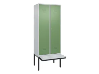 locker voor scheiding van kleding,HxBxD 2120x800x815mm,2vak - 1