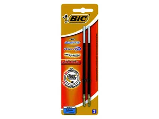 Balpenvulling Bic voor diverse balpennen medium blauw blister à 2st - 3