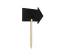Ardoise Securit flèche 440x270mm avec pic en bois