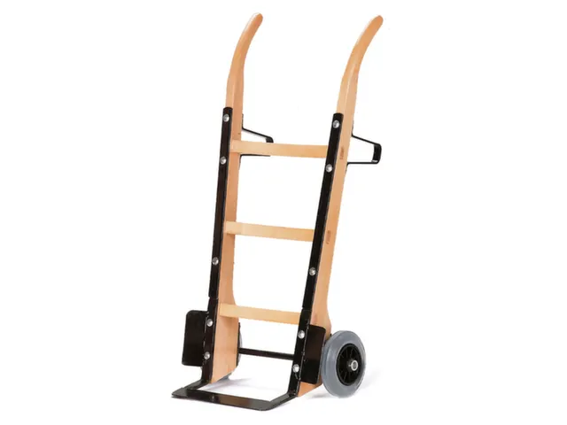 houten zakkensteekwagen 250kg steekplaat BxD 370x140mm TPE-banden