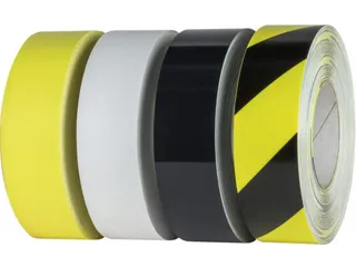 vloermarkeertape,PVC,zwart,band LxB 33mx100mm - 2