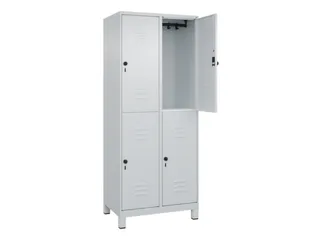 dubbeldekse locker,HxBxD 1950x800x500mm,2x2vak.,vak B 400mm - 2