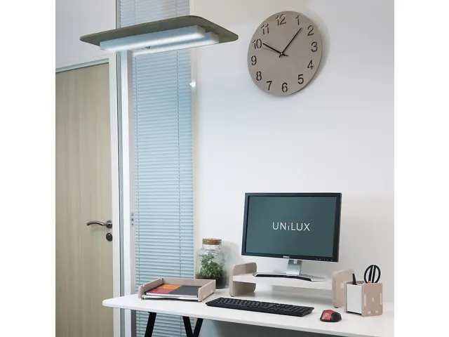 400165148 Unilux Vloerlamp Nexus LED 198cm 4000K 5935lm aluminium wit