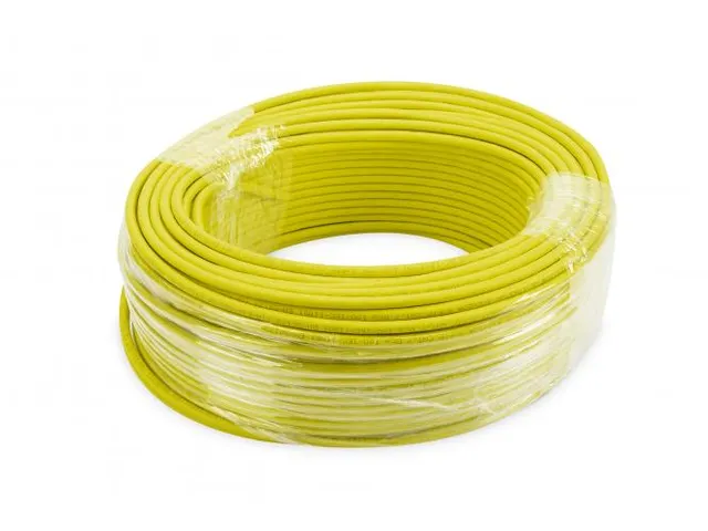 Cat 7A S/FTP installatiekabel 1500 MHz Dca AWG 22/1 100m ring SX Geel