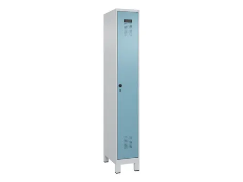 locker,HxBxD 1950x300x500mm,1vak,vak B 300mm,draaigrendel,voeten