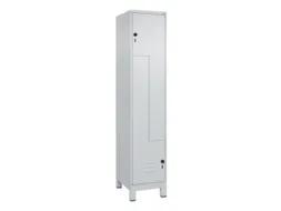 Z-garderobekast,HxBxD 1950x400x500mm,vak B 200/400mm,draaigrendel