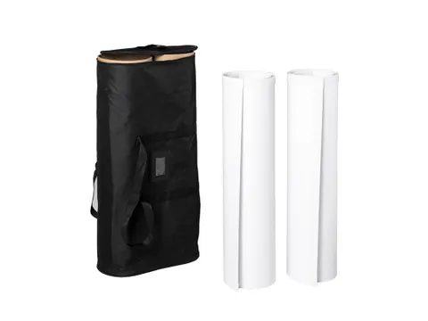 Pop-Up Fabric Premium Gebogen Zijpanelen