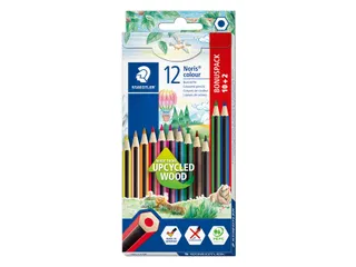 Kleurpotlood Noris colour 185 set à 10+2 kleuren gratis - 1