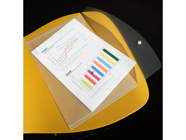 documentenmappen A4+ transparant 10 stuks