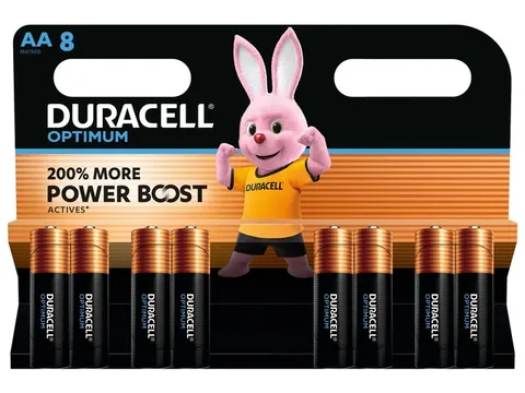 Batterij Duracell Optimum 8xAA Alkaline 1.5V