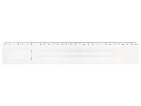 Liniaal Aristo met loep 30 cm