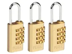 OUTLET SET Van 3 Cijferhangsloten 20mm