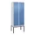Z-garderobekast,HxBxD 2120x800x500mm,vak B 200/400mm,cil.-slot