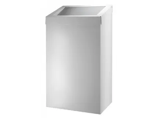 Afvalbak 50 Liter Gesloten Wit - 2