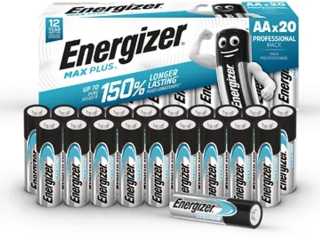 batterijen Max Plus AA, pak van 20 stuks
