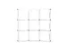 Beurswand Pop-Up Fabric Premium Straight 5 x 3 met Trolley koffer