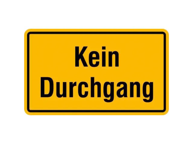 Panneau Indicateur Passage Interdit Alu Gaufré Laqué Jaune/Noir