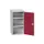 universele kast,HxBxD 1000x525x550mm,2xStalen bodem,draaigrendelslot